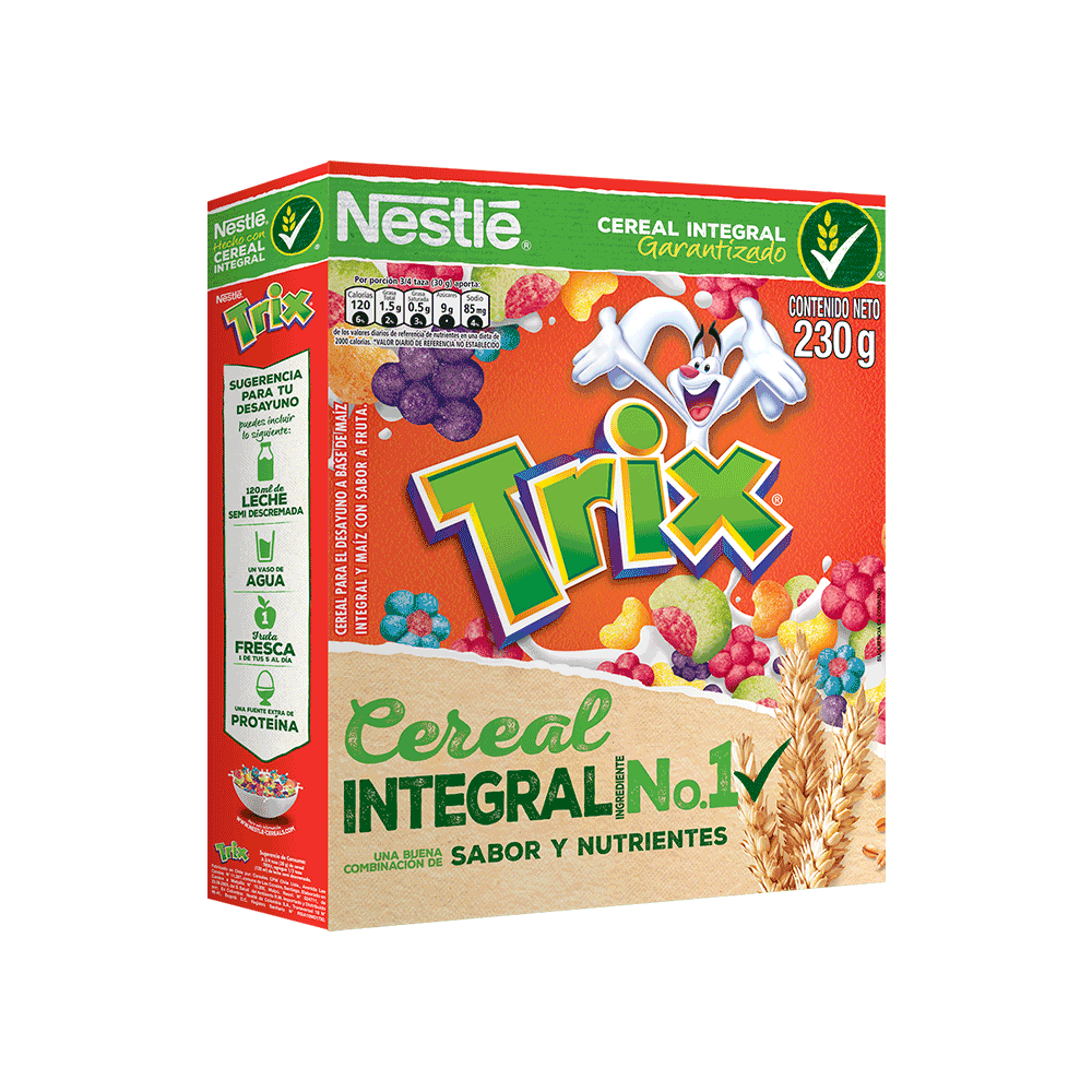 Productos cereal Trix de Nestlé Nestle contigo