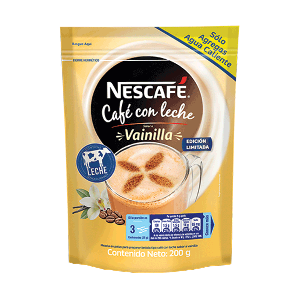 NESCAFE® Café con leche Vainilla