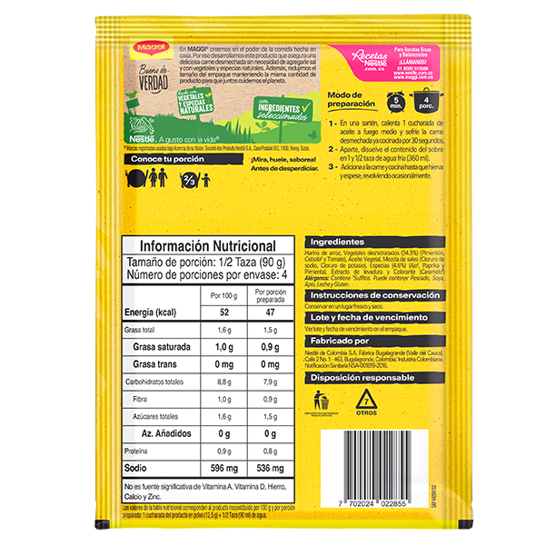 MAGGI® Base Carne Desmechada