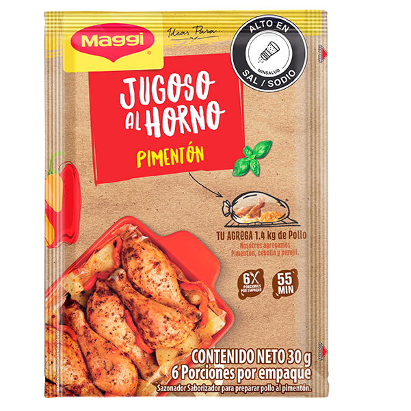 Jugoso al horno al Pimentón MAGGI®