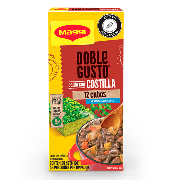 MAGGI® Caldo con Costilla Doble Gusto