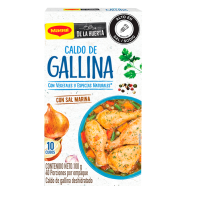 front Caldo de Gallina MAGGI® DE LA HUERTA