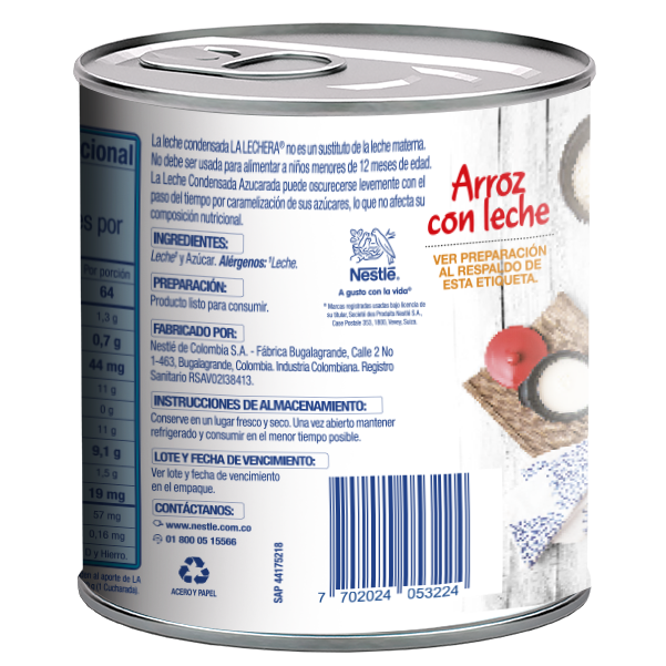 La Lechera® Lata de 90g