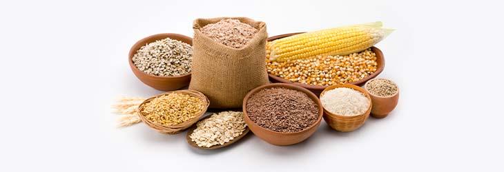 Salvado, arroz, avena, trigo, semillas y otros cereales con aportes nutricionales